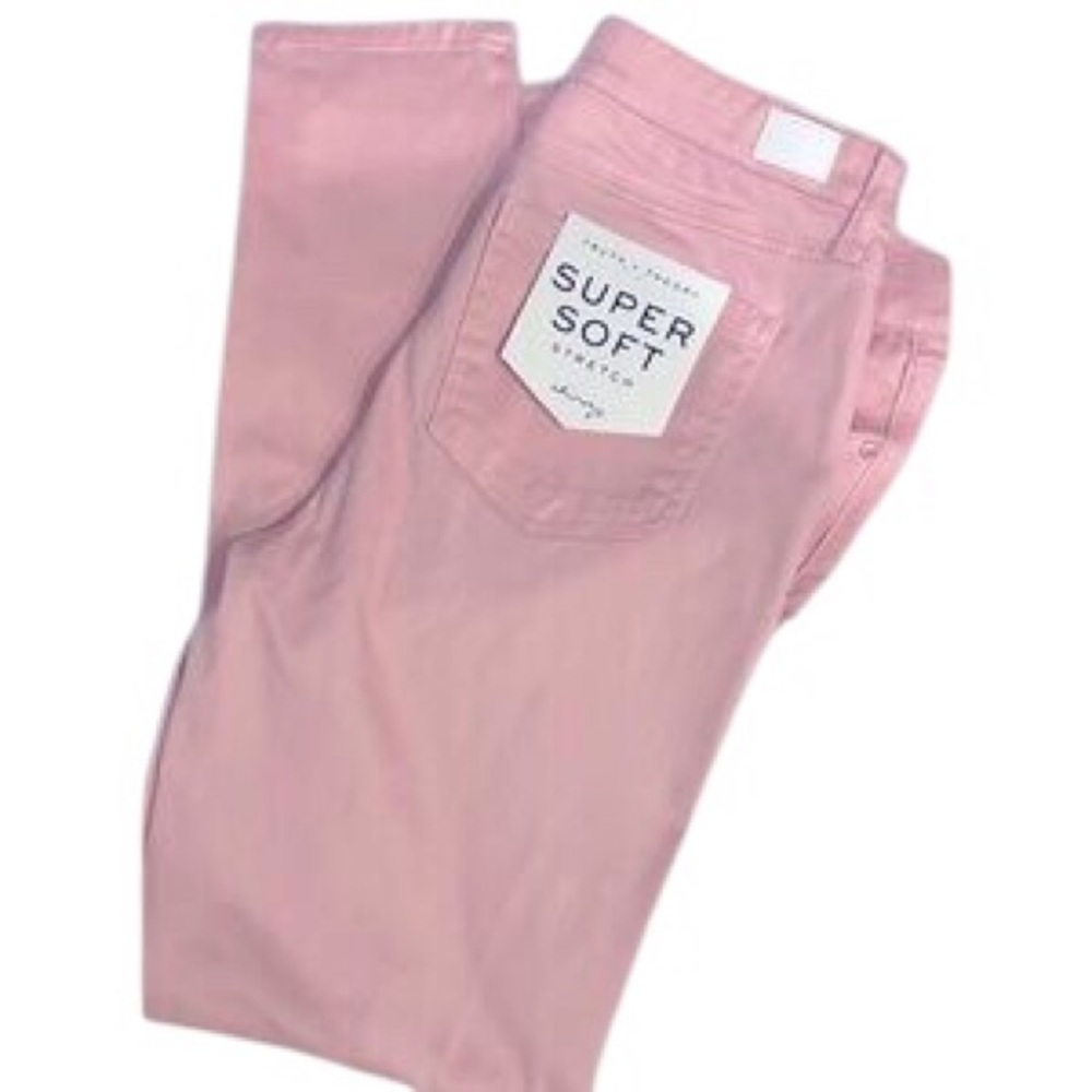 NWT TRUTH + THEORY Shaper Super Soft Stretch Jeans in Misty Rose 8